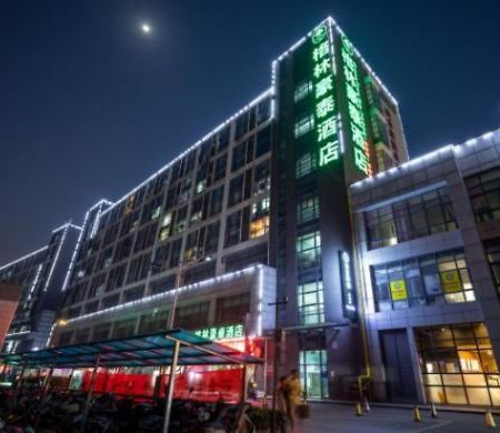 Greentree Inn Jiangsu Suzhou Suzhouleyuan Tianping College Business Hotel Buitenkant foto