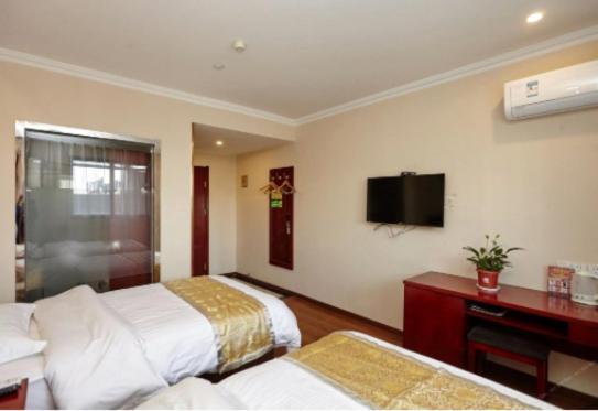 Greentree Inn Jiangsu Suzhou Suzhouleyuan Tianping College Business Hotel Buitenkant foto